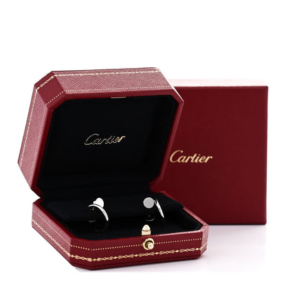 18K White Gold Juste Un Clou Hoop Earrings