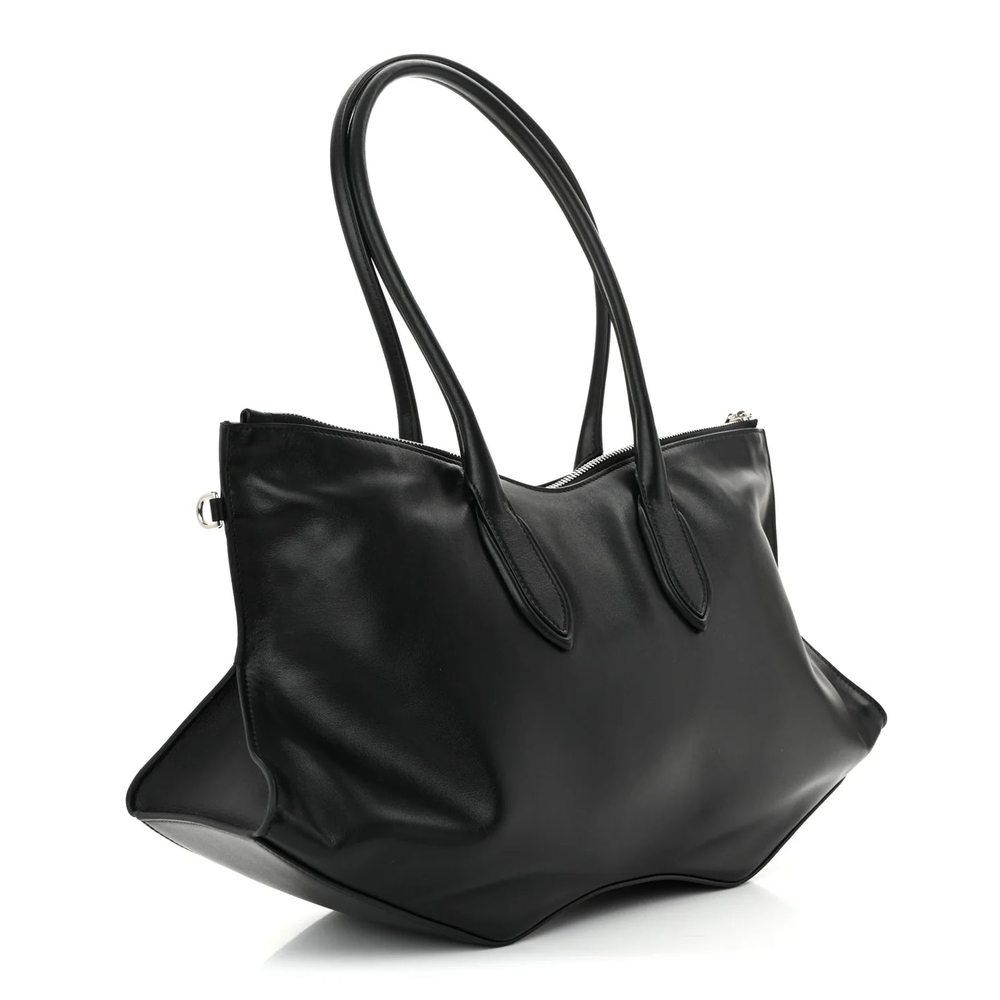 Alexander McQueen Calfskin The Manta Bag Black