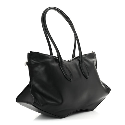 Alexander McQueen Calfskin The Manta Bag Black