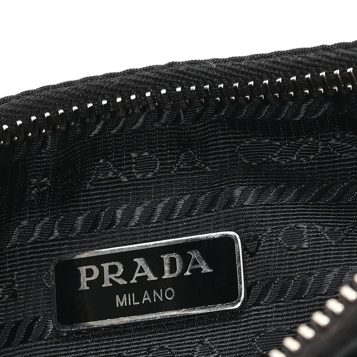 Tessuto Nylon Mini Re-Edition 2000 Shoulder Bag Black