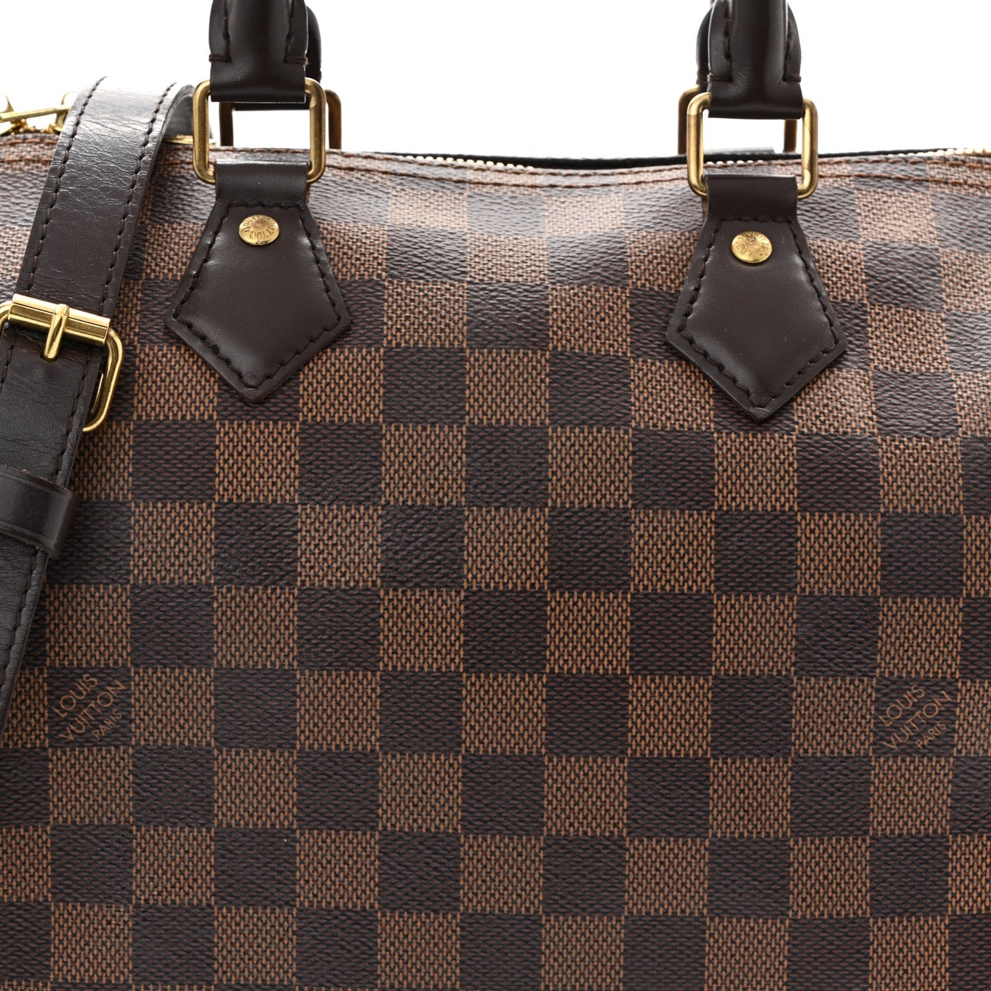 Damier Ebene Speedy Bandouliere 25