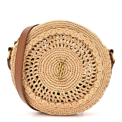 Raffia Sac Round Naturel