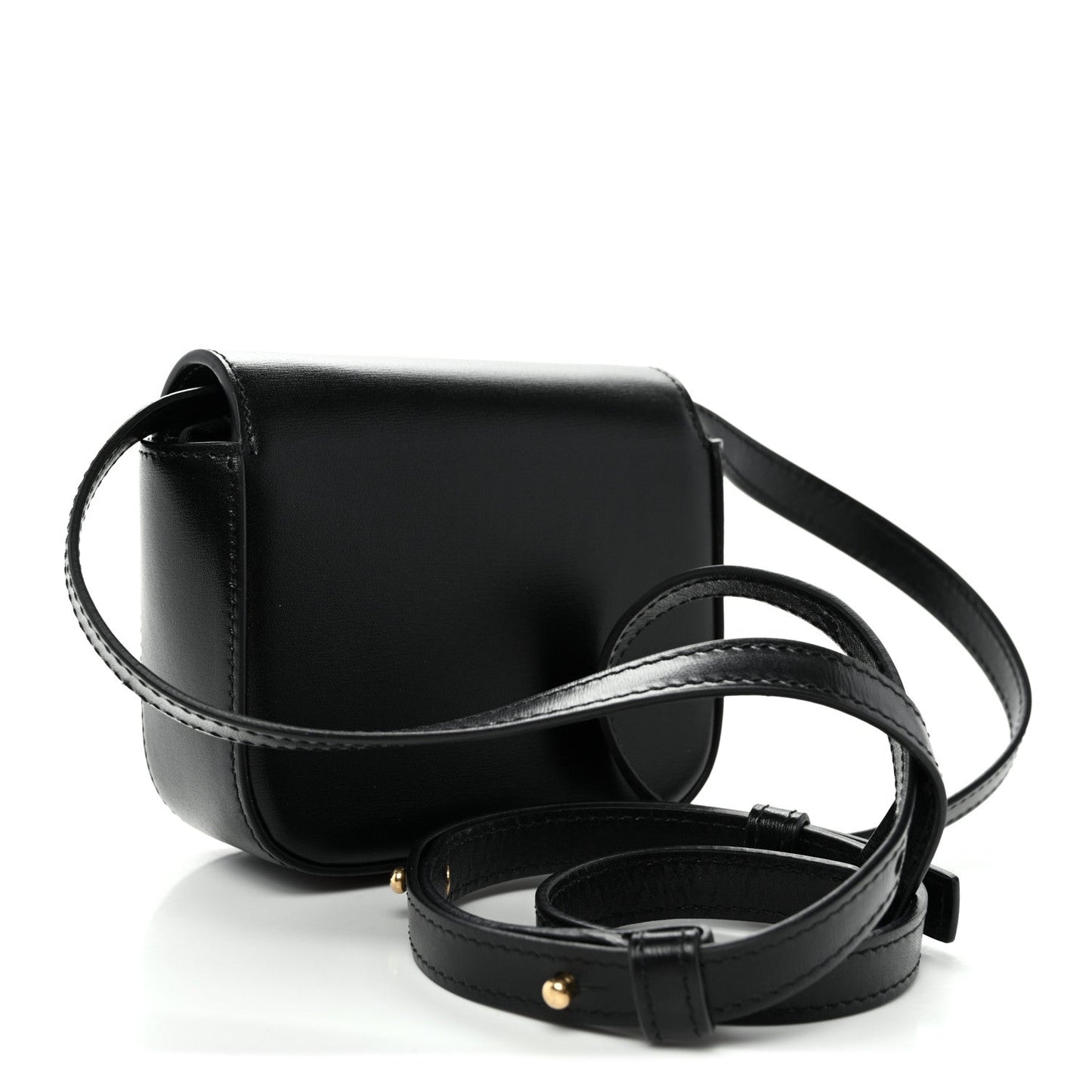 Shiny Calfskin Mini Triomphe Black