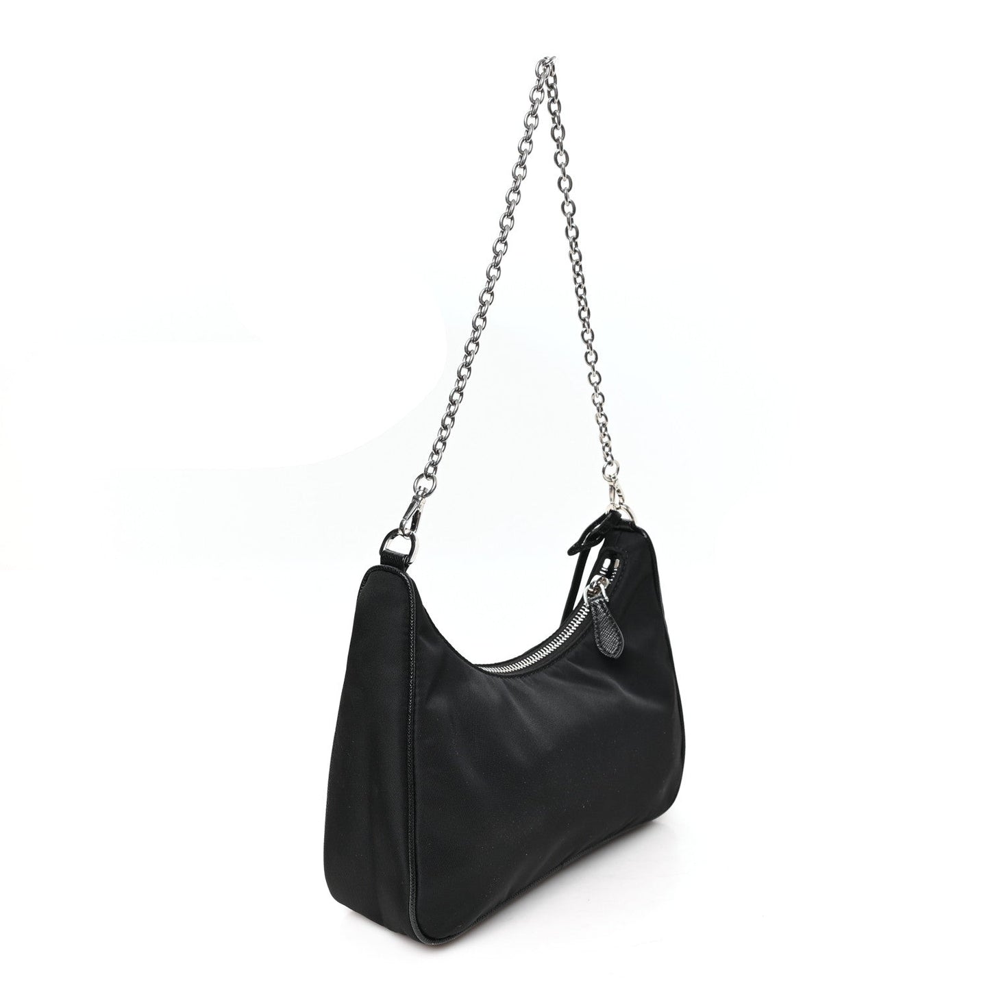 Tessuto Nylon Mini Re-Edition 2000 Shoulder Bag Black