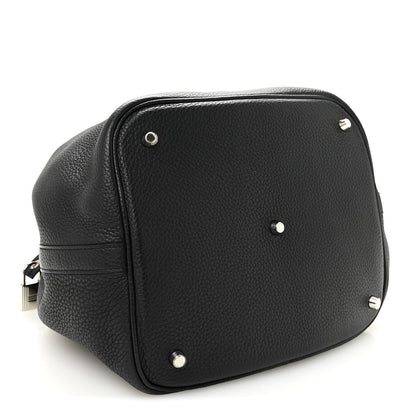 Taurillon Clemence Picotin Lock 26 GM Black