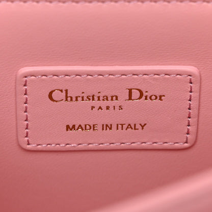 Lambskin Cannage Miss Dior Top Handle Bag Pink