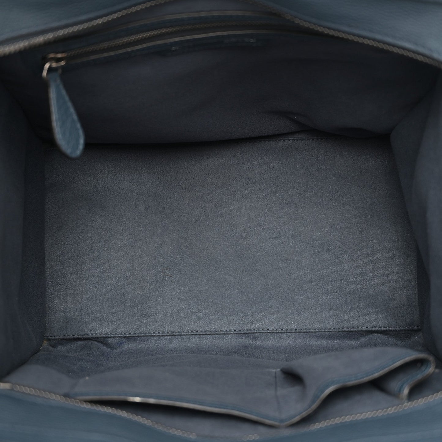 Drummed Calfskin Mini Luggage Slate