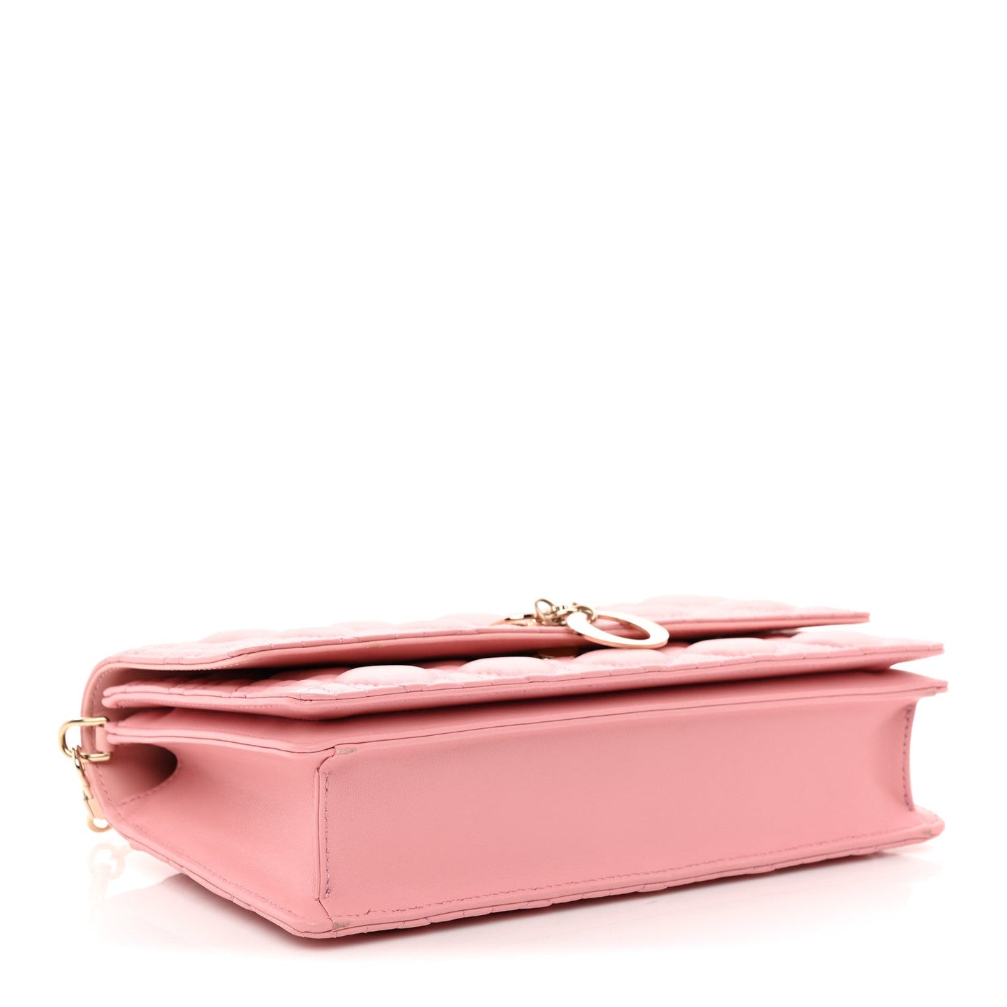 Lambskin Cannage Miss Dior Top Handle Bag Pink
