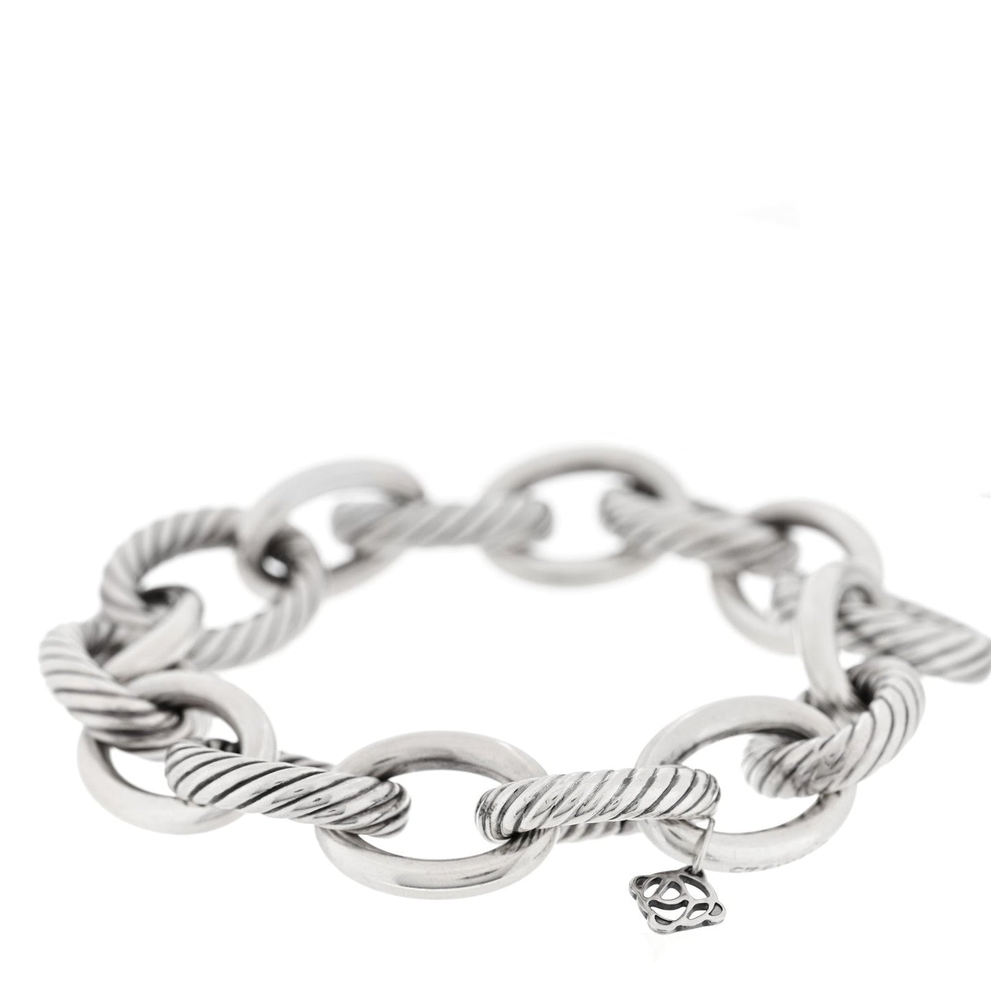 Sterling Silver 17mm Extra Large Oval Link Bracelet