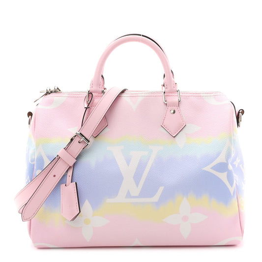 Monogram Escale Speedy Bandouliere 30 Pastel
