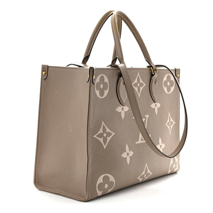Empreinte Monogram Giant Onthego MM Tourterelle Creme