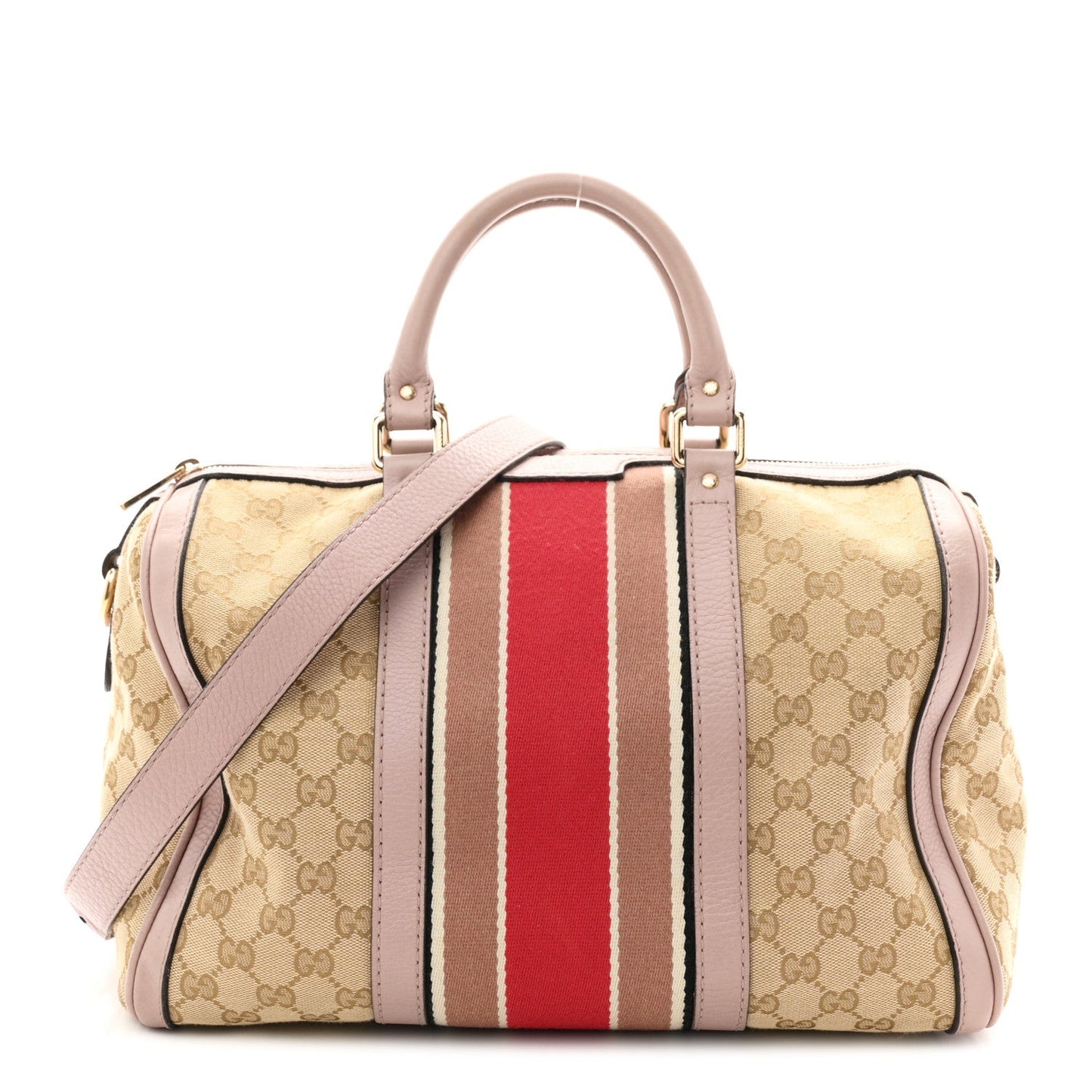 Monogram Vintage Web Medium Boston New Sand Lilas