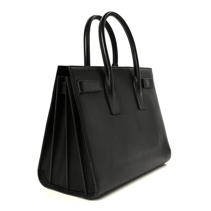 Calfskin Large Sac De Jour Carryall Black