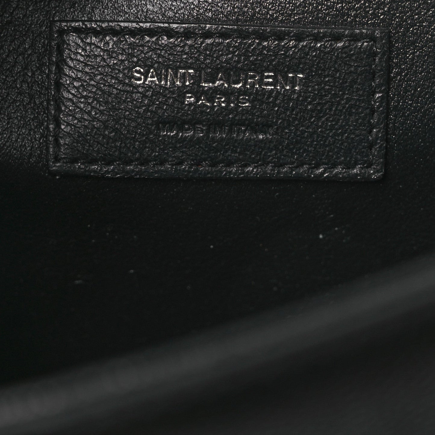 Grain De Poudre Medium Classic Monogram Kate Satchel Black