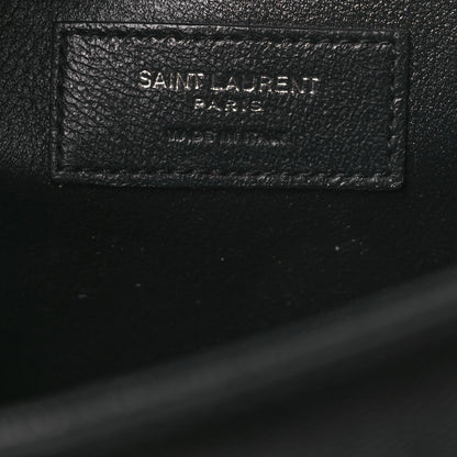 Grain De Poudre Medium Classic Monogram Kate Satchel Black