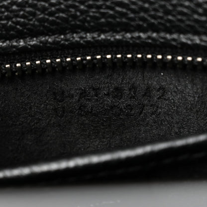 Drummed Calfskin Nano Luggage Black