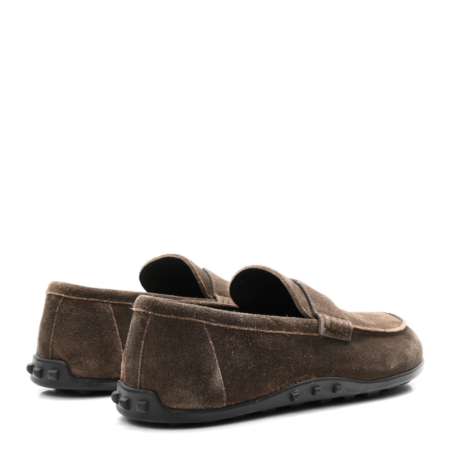 Suede Calfskin Mens Lazy Loafers 42 Ecorce
