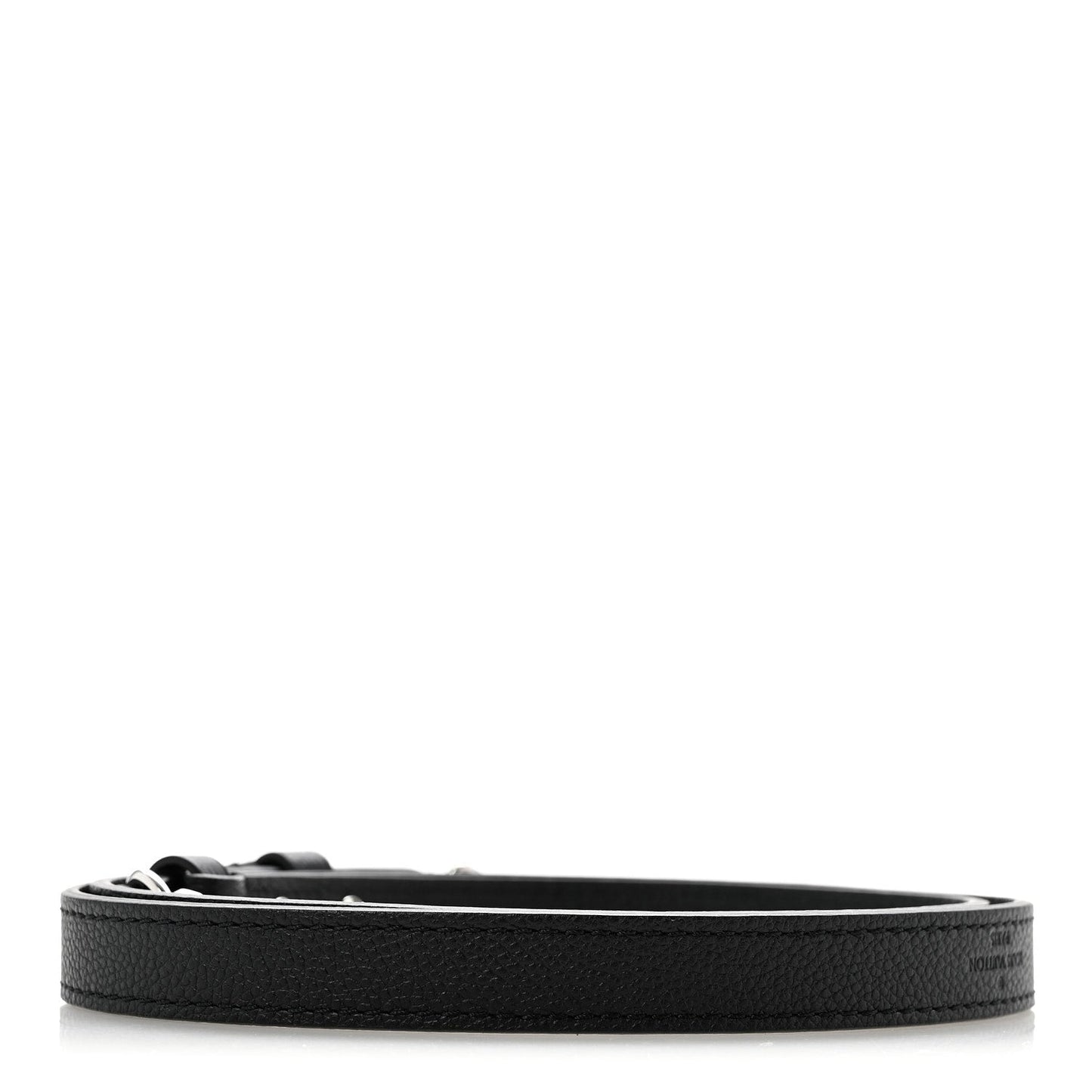 Calfskin Buci Shoulder Strap Black