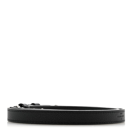 Calfskin Buci Shoulder Strap Black