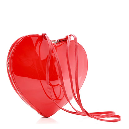 Alaia Patent Calfskin Le Coeur Bag Rouge Vermillon