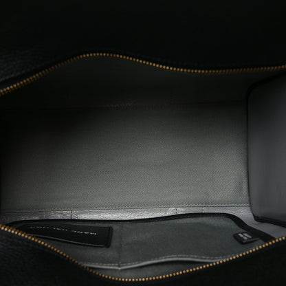 Grained Calfskin Medium The Tote Bag Black