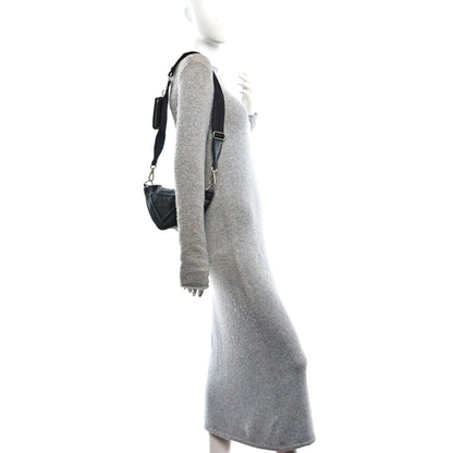 Grace Lux Triangle Shoulder Bag Black