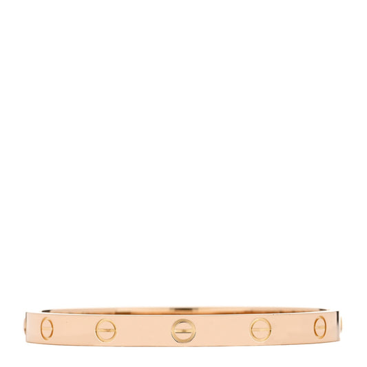 18K Pink Gold LOVE Bracelet 17
