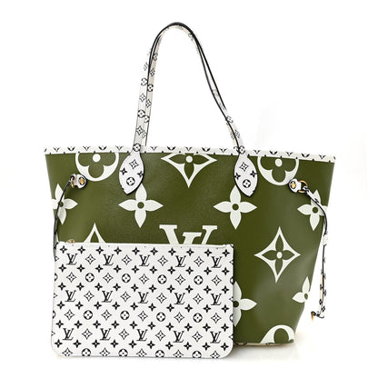 Monogram Giant Neverfull MM Kaki