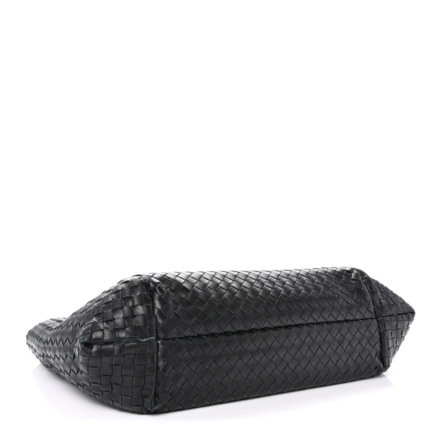 Nappa Intrecciato Medium Roma Tote Black