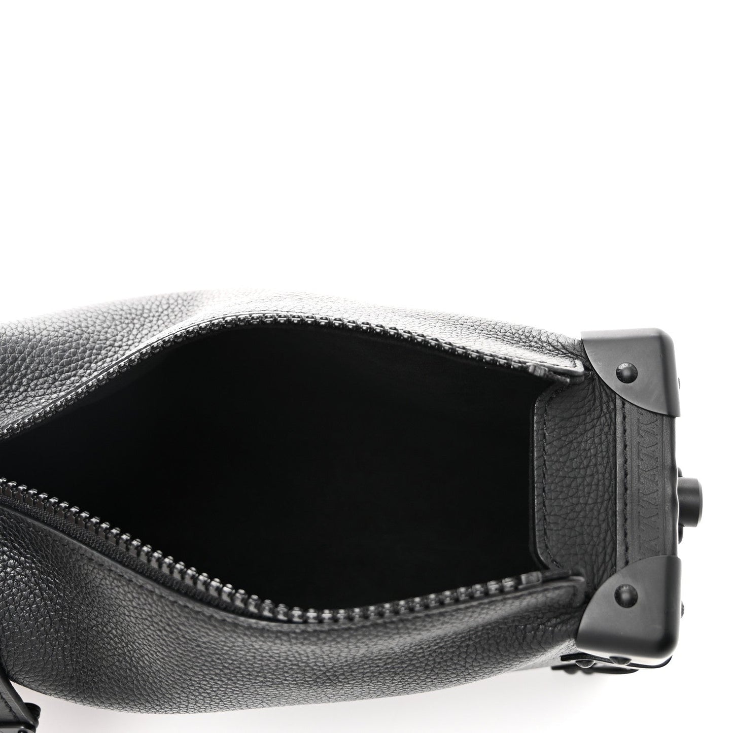 Calfskin Side Trunk MM Black