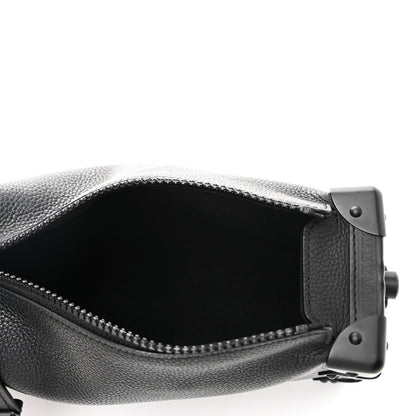 Calfskin Side Trunk MM Black