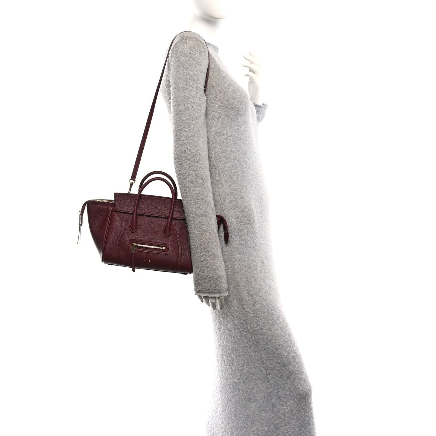 Grained Calfskin Little New Luggage Syrah