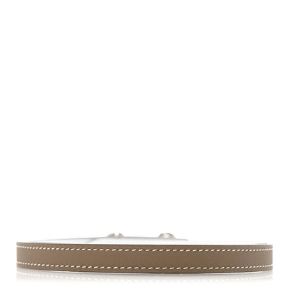Epsom Swift 13mm Heritage Belt 75 Etoupe White