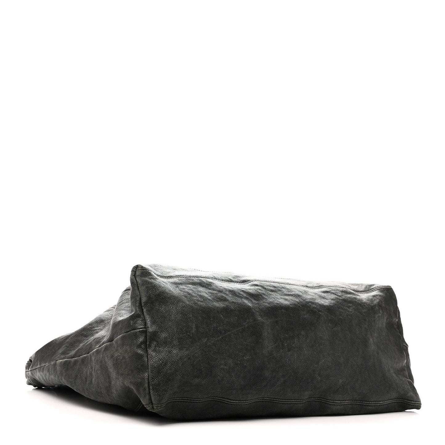 Distressed Caviar XL Coco Cabas Black