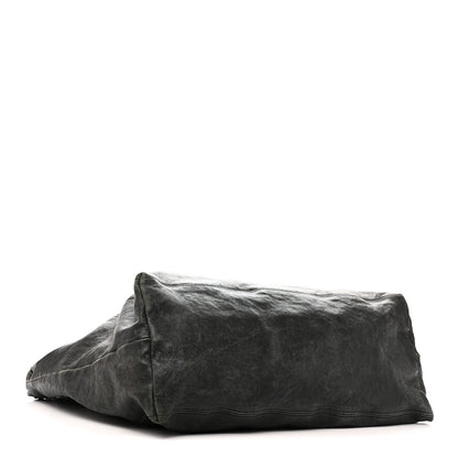 Distressed Caviar XL Coco Cabas Black