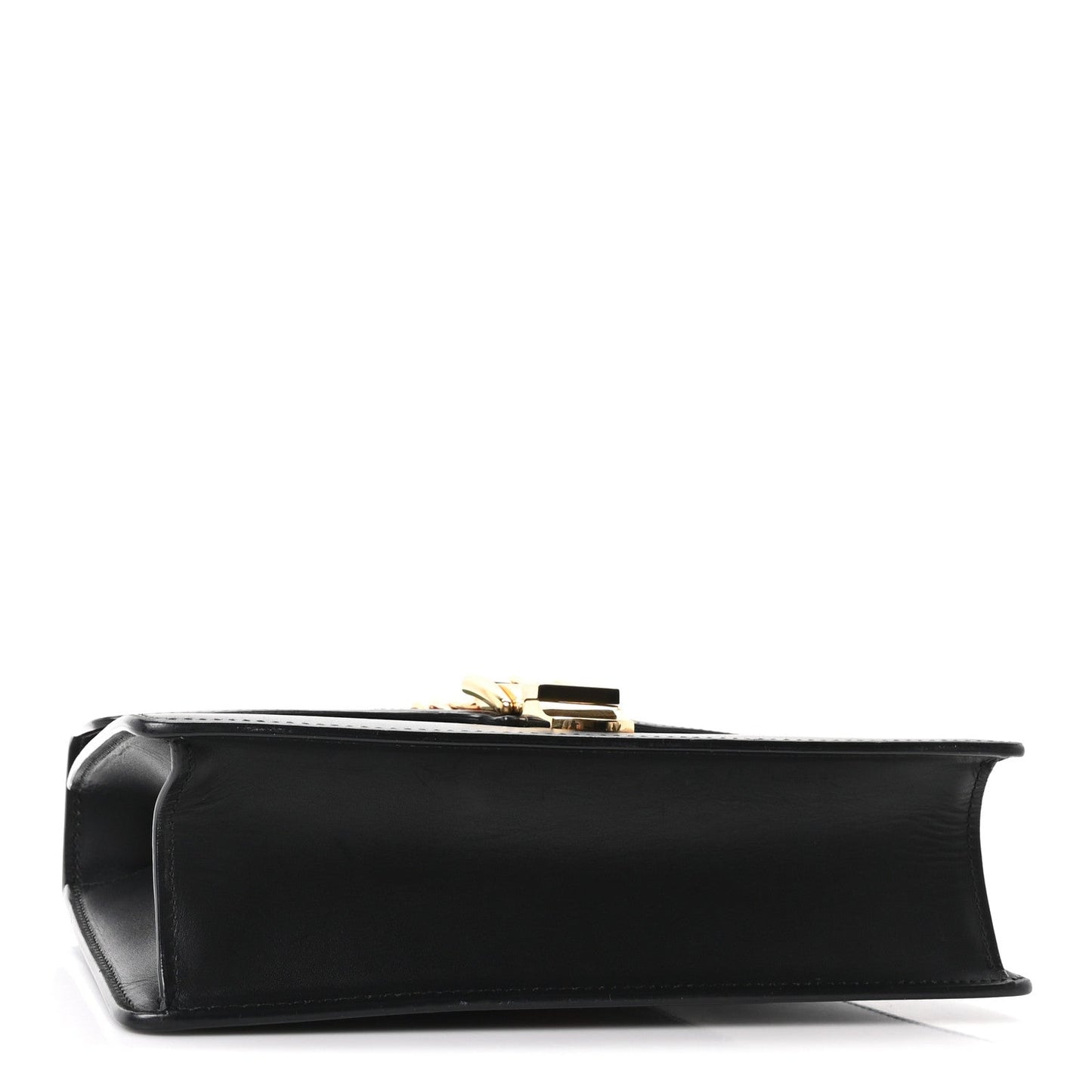 Calfskin Small Sylvie Shoulder Bag Black