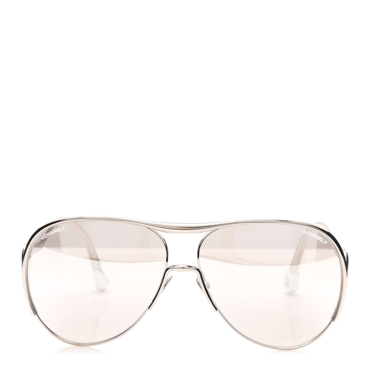Mirrored Pilot Sunglasses 71790 Silver