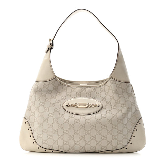 Guccissima Punch Hobo Off White