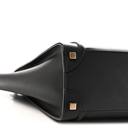 Smooth Calfskin Micro Luggage Black