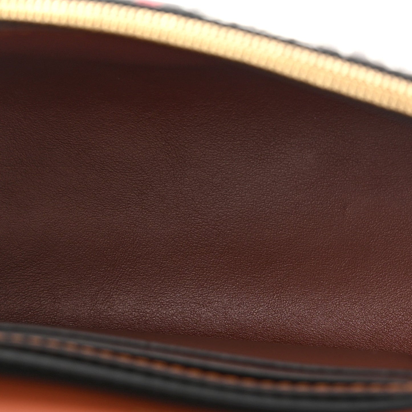 E-Canvas Monogram Stripe Hackberry Crossbody Bag Bridle Brown