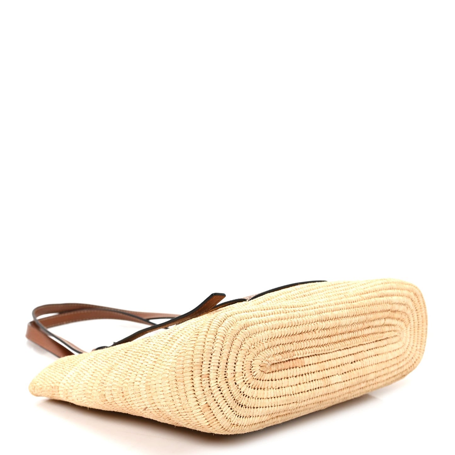 Raffia Small Square Basket Tote Bag Natural Tan