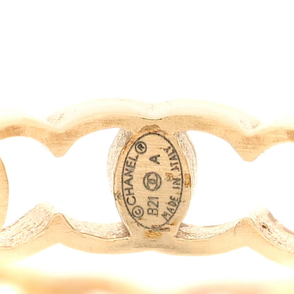 Metal CC Ring 52 6 Gold