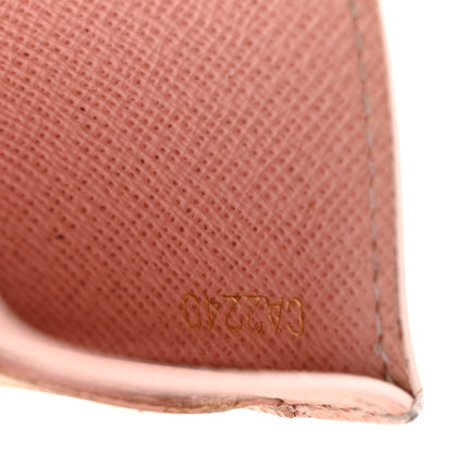Damier Azur Daily Card Holder Rose Ballerine
