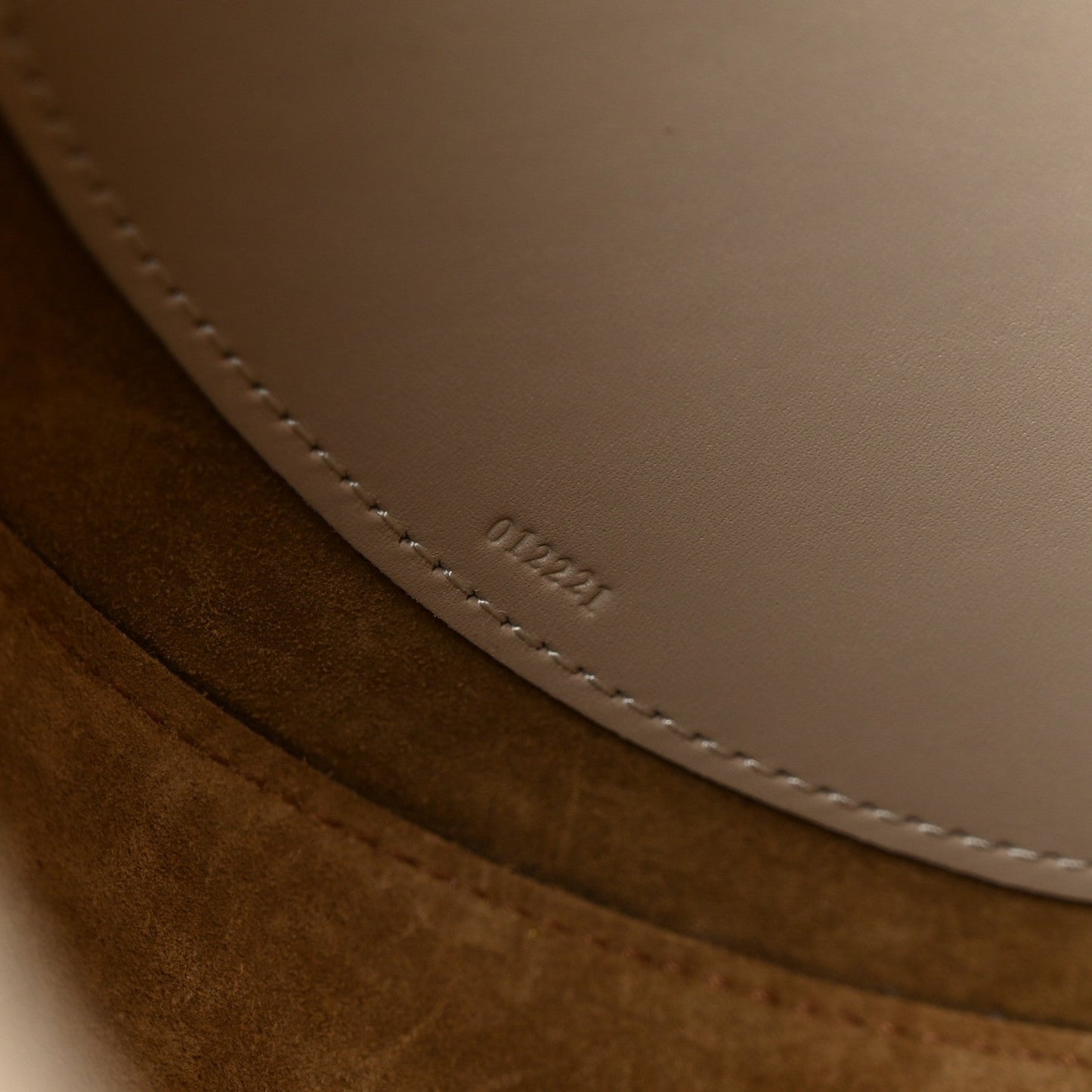 Satin Calfskin Jacquard Small Luna Bag Oat