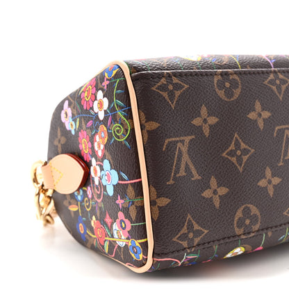 LV X TM Monogram Flowers Speedy Bandouliere 20