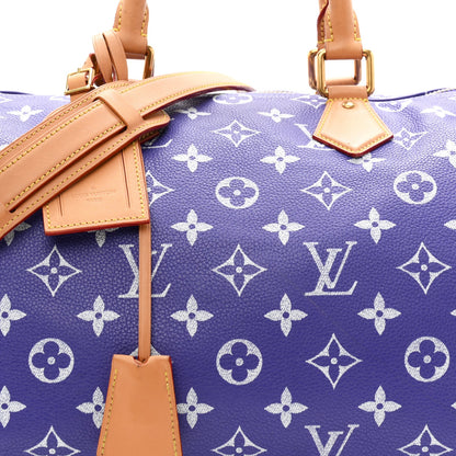 Calfskin Monogram Speedy P9 Bandouliere 40 Amethyst