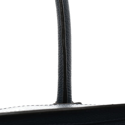 Drummed Calfskin Mini Luggage Slate