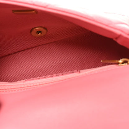 Lambskin Quilted CC Small Dynasty Flap Pink