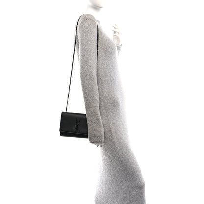 Grain De Poudre Small Monogram Monochrome Kate Satchel Black