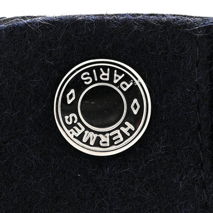 Wool Calfskin Dani Cap 57 Marine Black